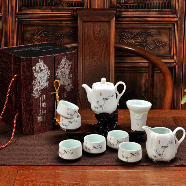 茶具套裝隨手禮 定制logo 雪花有茶具套裝 活動促銷 商務禮品